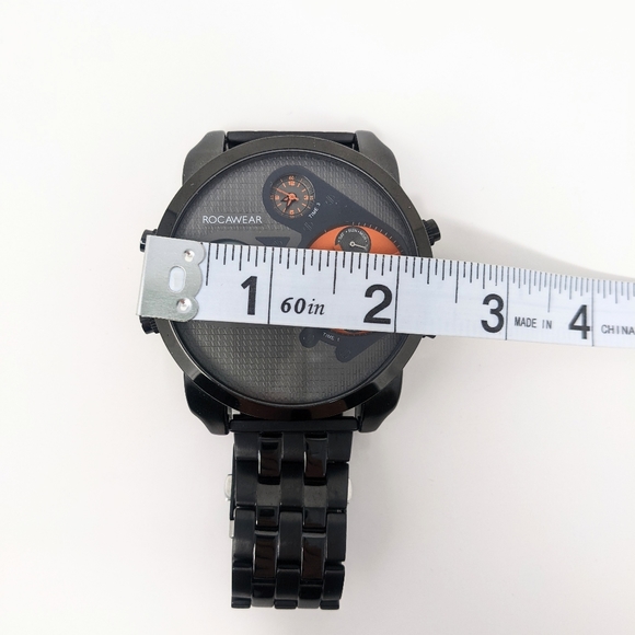 Rocawear Accessories Rocawear Mens Heavyweight 3 Time Zones Watch